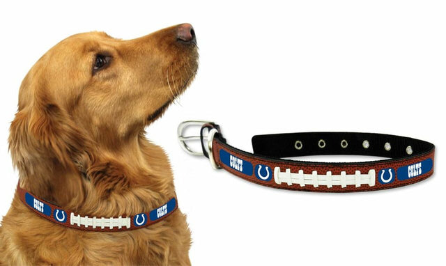 Collar para mascota de los Indianapolis Colts, fútbol americano clásico, tamaño mediano, CO