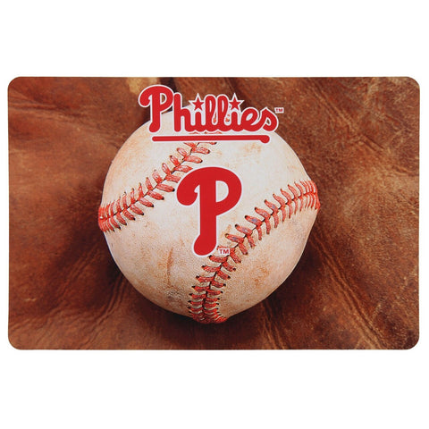 ~Philadelphia Phillies Pet Bowl Mat Classic Baseball Size Large~ backorder