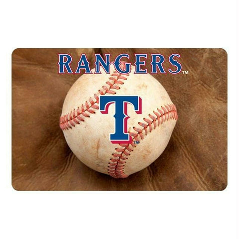 ~Texas Rangers Pet Bowl Mat Classic Baseball Size Large~ backorder