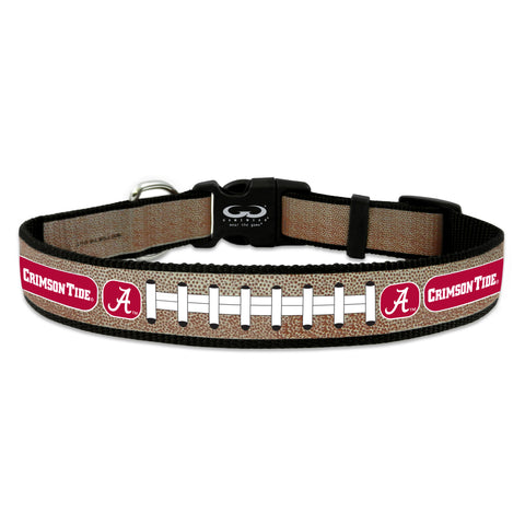 Alabama Crimson Tide Pet Collar Reflective Football Size Small CO