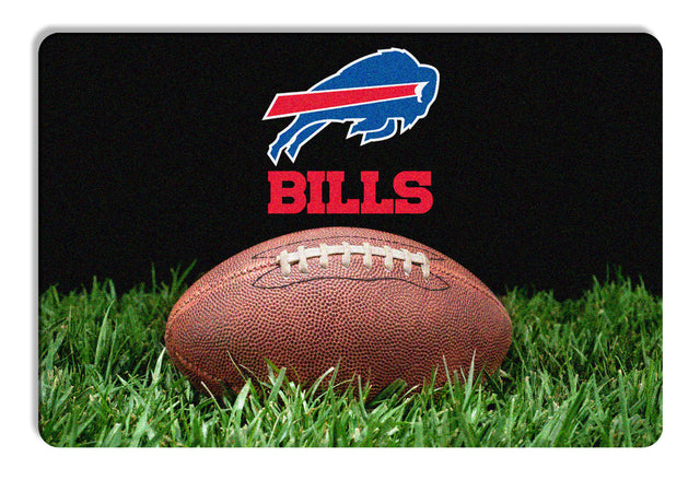 Alfombrilla para cuenco de mascotas Buffalo Bills, tamaño grande, clásica, para fútbol