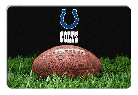 Indianapolis Colts Classic Football Pet Bowl Mat - L