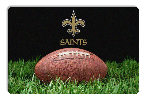 ~New Orleans Saints Classic Football Pet Bowl Mat - L~ backorder