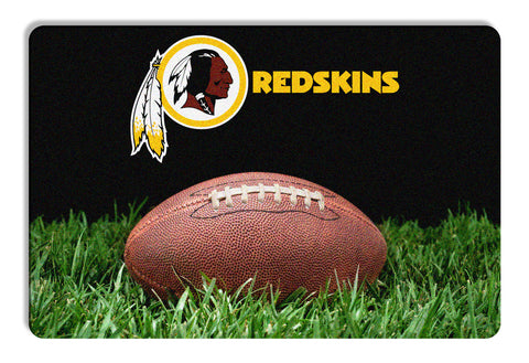~Washington Redskins Classic Football Pet Bowl Mat - L~ backorder