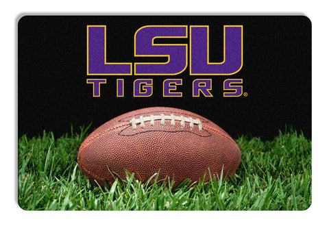 ~LSU Tigers Classic Football Pet Bowl Mat - L~ backorder