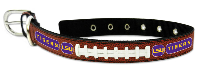 LSU Tigers Classic Leather Large Football Collar