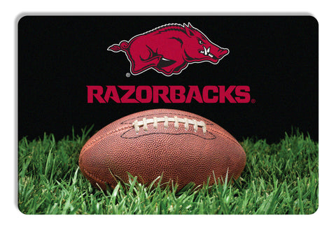 Arkansas Razorbacks Classic Football Pet Bowl Mat - L