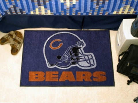 Chicago Bears Rug - Starter Style, Helmet Design - Special Order