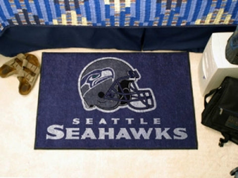 ~Seattle Seahawks Rug - Starter Style, Helmet Design - Special Order~ backorder