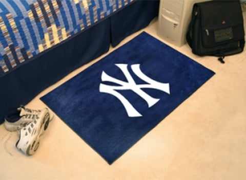 ~New York Yankees Rug - Starter Style, 'NY' Design - Special Order~ backorder