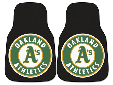 ~Oakland Athletics Car Mats Printed Carpet 2 Piece Set - Special Order~ backorder