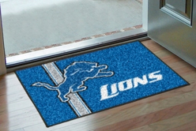 Alfombra de los Detroit Lions: diseño de logotipo y estilo inicial