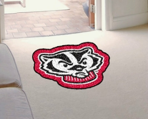 ~Wisconsin Badgers Area Rug - Mascot Style - Special Order~ backorder