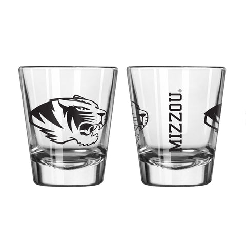 Missouri Tigers Shot Glass - 2 Pack Clear