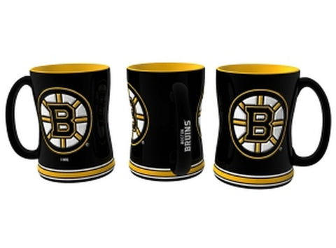 ~Boston Bruins Coffee Mug - 14oz Sculpted Relief~ backorder