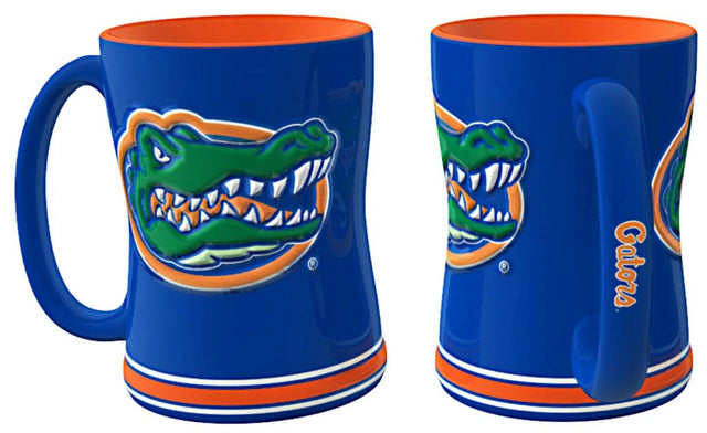 Taza de café Florida Gators - Relieve esculpido de 14 oz