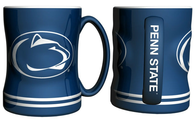 Taza de café Penn State Nittany Lions - Relieve esculpido de 14 oz