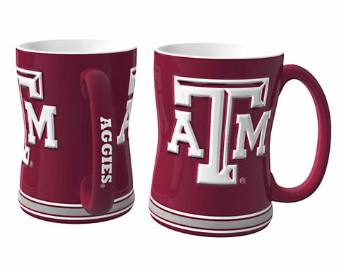 ~Texas A&M Aggies Coffee Mug - 14oz Sculpted Relief~ backorder