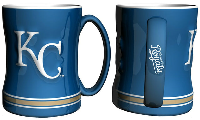 Kansas City Royals Coffee Mug - 14oz Sculpted Relief