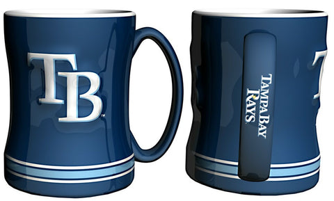 ~Tampa Bay Rays Coffee Mug - 14oz Sculpted Relief~ backorder