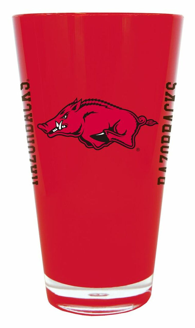 Arkansas Razorbacks 20 oz Insulated Plastic Pint Glass