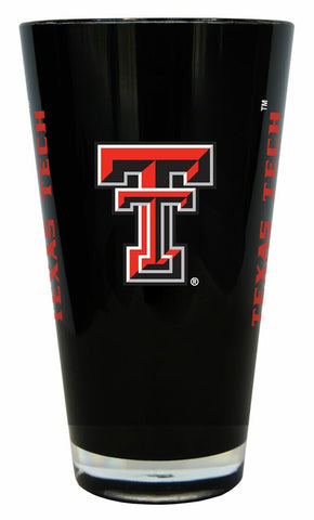 Texas Tech Red Raiders Glass 20oz Pint Plastic Insulated CO