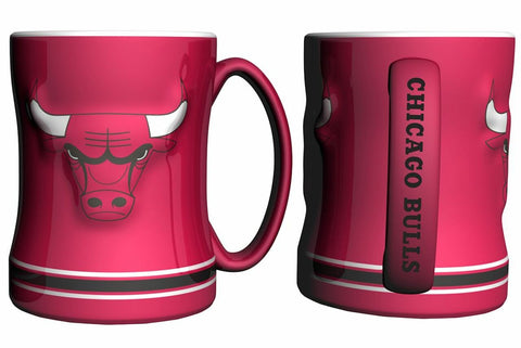 ~Chicago Bulls Coffee Mug - 14oz Sculpted Relief~ backorder