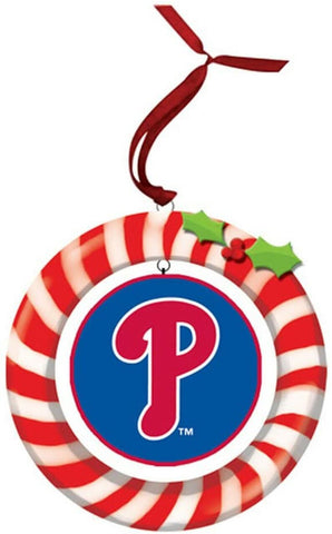 Philadelphia Phillies Ornament Clay Dough Wreath Design