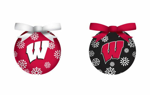 ~Wisconsin Badgers Ornament LED Box Set~ backorder
