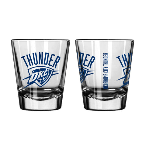 Oklahoma City Thunder Shot Glass Game Day Style 2 Pack Special Order