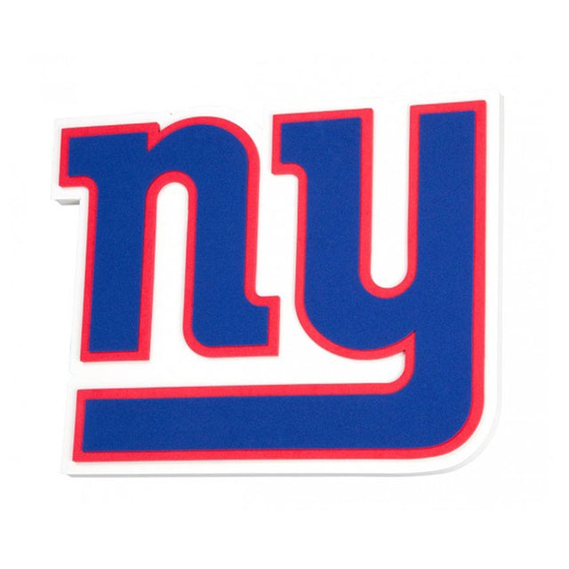 Logotipo de espuma 3D firmado por los New York Giants