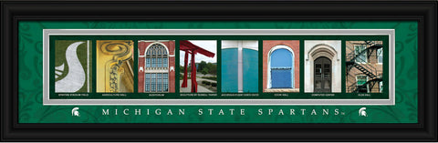 ~Michigan State Spartans Letter Art Print - Spartans~ backorder