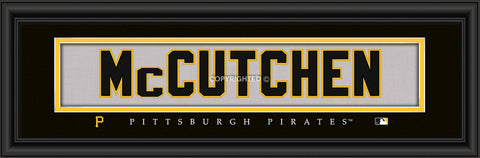 ~Pittsburgh Pirates Print 8x24 Signature Style Andrew McCutchen~ backorder