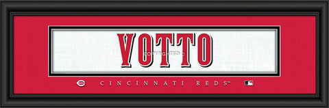 ~Cincinnati Reds Joey Votto Print - Signature 8"x24"~ backorder