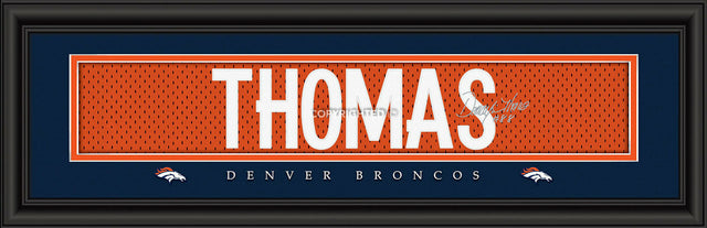 Denver Broncos Demaryius Thomas Print - Signature 8"x24"