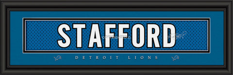 ~Detroit Lions Matthew Stafford Print - Signature 8"x24"~ backorder