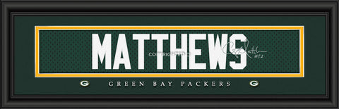~Green Bay Packers Print 8x24 Signature Style Clay Matthews~ backorder