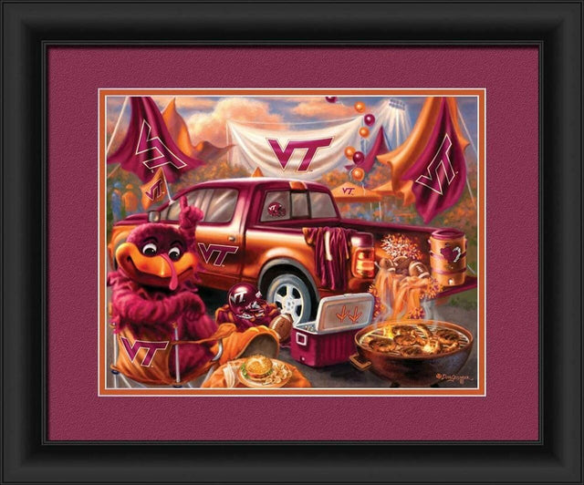 Virginia Tech Hokies Print 15x18 Tailgate Style