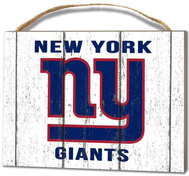 Placa pequeña de los New York Giants: logotipo desgastado