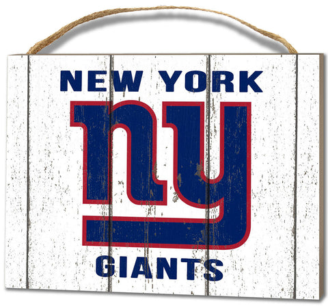 ~New York Giants Small Plaque - Weathered Logo~ backorder