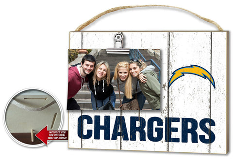 ~San Diego Chargers Clip It Weathered Logo Photo Frame~ backorder