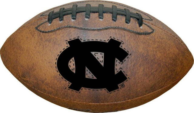 Balón de fútbol vintage de los Tar Heels de Carolina del Norte de 9"