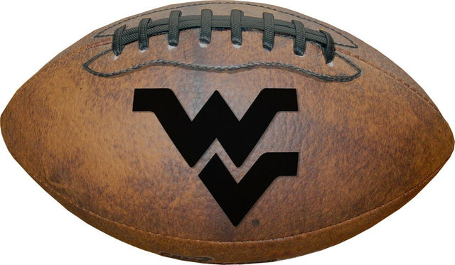 West Virginia Mountaineers Football Vintage Throwback 9"