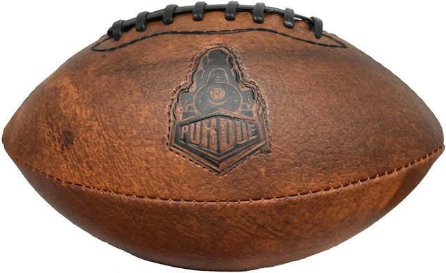 Balón de fútbol retro de 9" de los Purdue Boilermakers