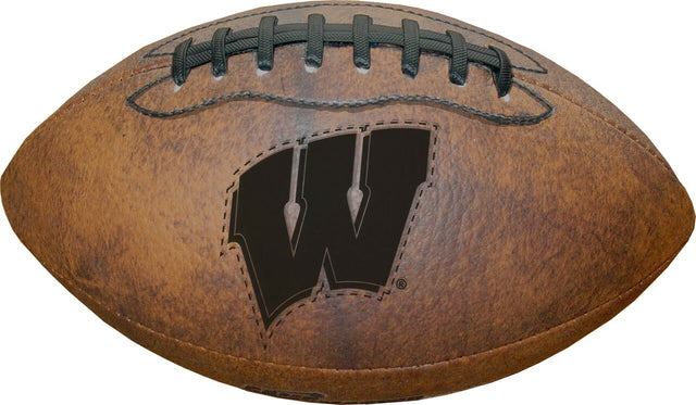 Wisconsin Badgers Football - Vintage Throwback - 9"