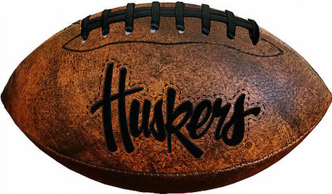 ~Nebraska Cornhuskers Football - Vintage Throwback - 9"~ backorder