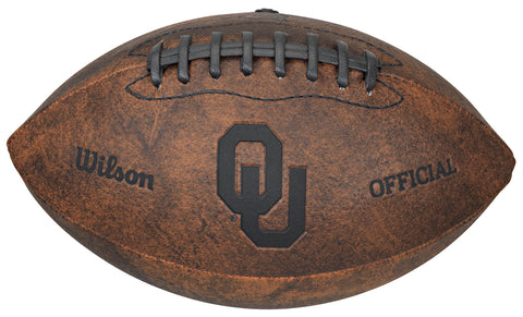 ~Oklahoma Sooners Football Vintage Throwback 9" - Special Order~ backorder