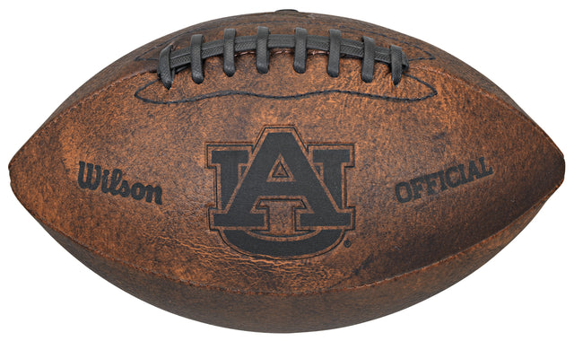 Balón de fútbol de los Auburn Tigers, de estilo retro, de 9 pulgadas