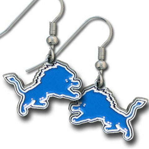 Detroit Lions Earrings Dangle Style