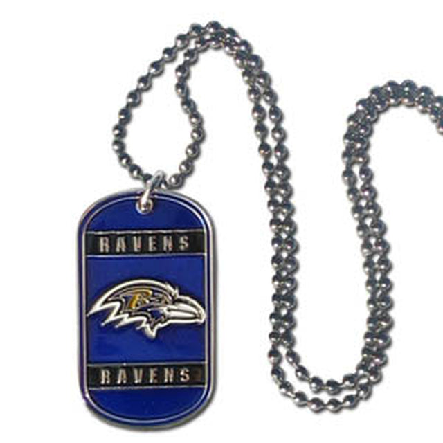 Etiqueta de collar con diseño de los Baltimore Ravens